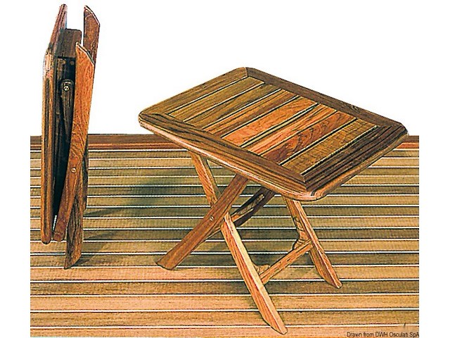 Tavolo teak 50x40 cm