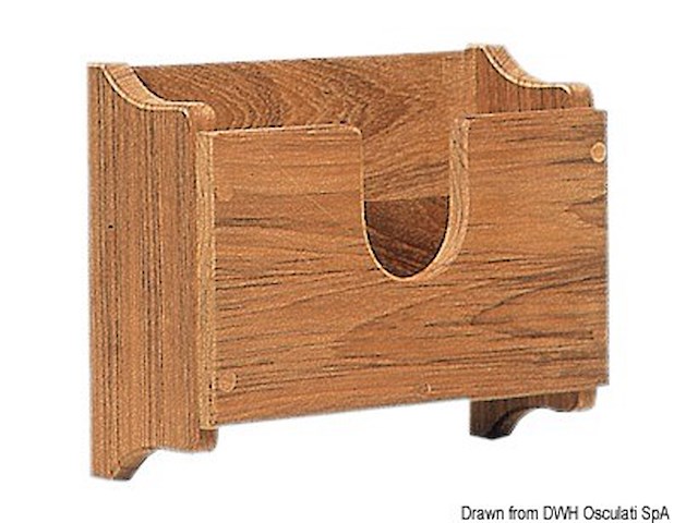 Porta binocolo teak 250x95x200 mm