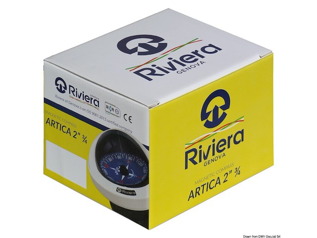 Bussola Riviera BA1-2022 bianca,rosa nera frontale