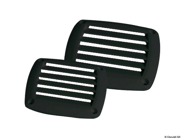 Griglia ABS nera 85 x 85 mm