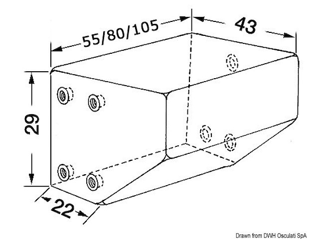 Serbatoio per acque nere 100 l