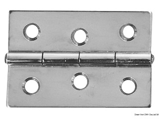 Cerniera inox mm 60x40