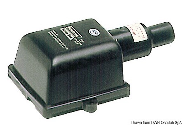 Succhiarola Whale orizzontale in nylon nero