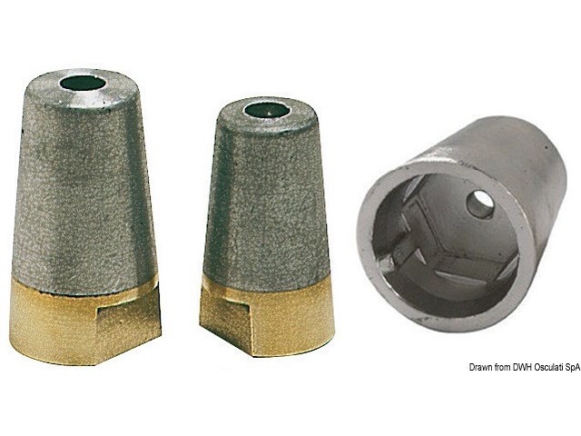 Solo anodo per assi 55 mm