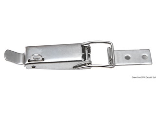 Chiusura inox a leva 102 mm