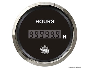 Contaore digitale nero/lucida