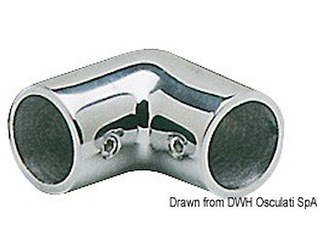 Angolare inox 90° 25 mm