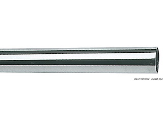 Tubo inox 25 mm x 1,2 mm x 3 m