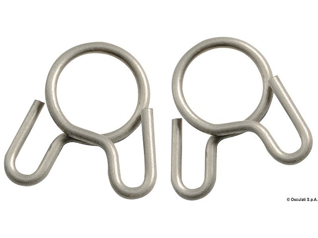 Molletta inox per fissaggio tubo