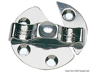 Nottolino a tavella inox 45mm