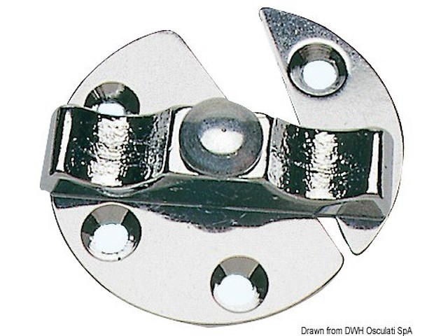 Nottolino a tavella inox 45mm