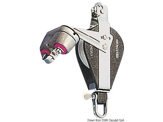 Bozzello 1 puleggia arricavo strozzascotte B