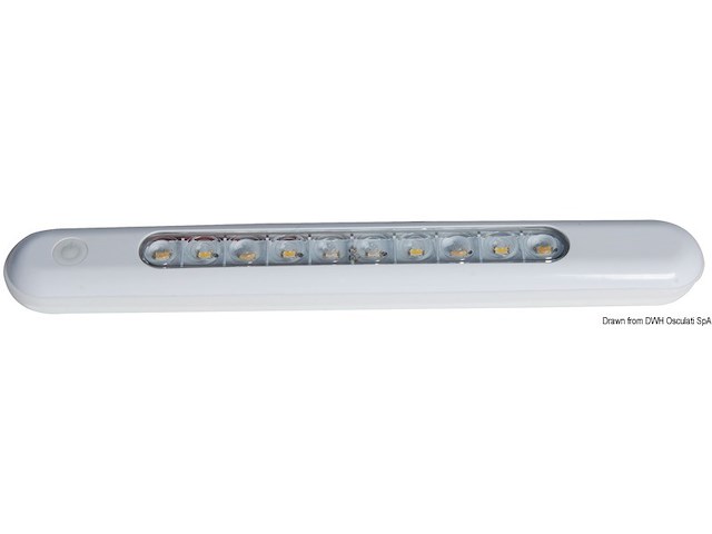 Plafoniera LED da appoggio 310x40x15 mm