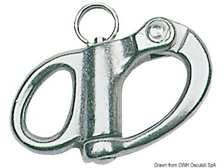 Moschettone inox spi 36 mm