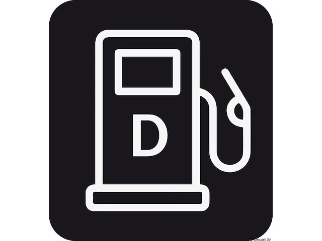 Adesivo carico diesel (foglio da 10 loghi) 25x27