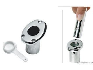 Base portabandiera ad incasso