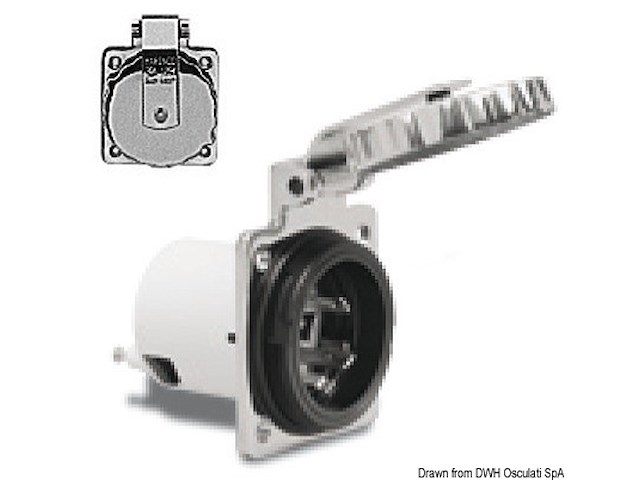 Presa inox Marinco 16 A