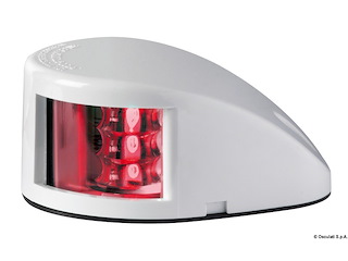 Fanale di via Mouse Deck rosso corpo ABS bianco