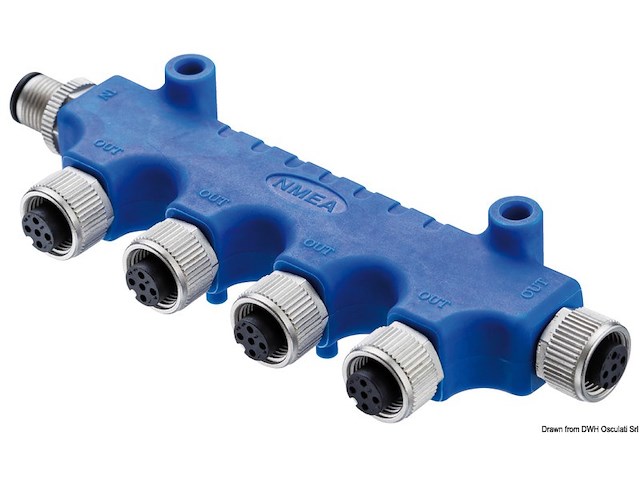 Connettore 4 vie NMEA 2000, 4A 60V