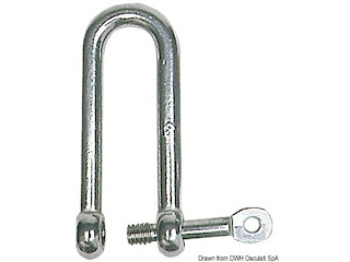 Grillo inox lungo asse imperdibile 8 mm