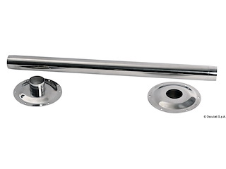 Gamba tavolo fisso inox 670 mm