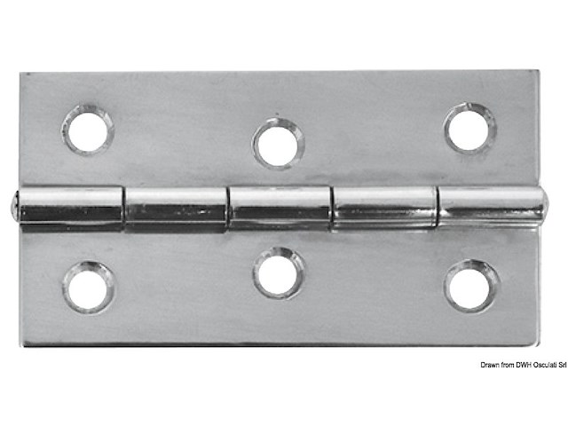 Cerniera inox mm 75x40