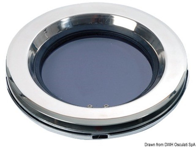 Oblò tondo inox Lewmar Ø 300 mm