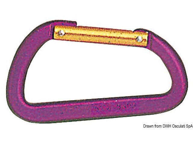 Moschettone lega leggera mm 80