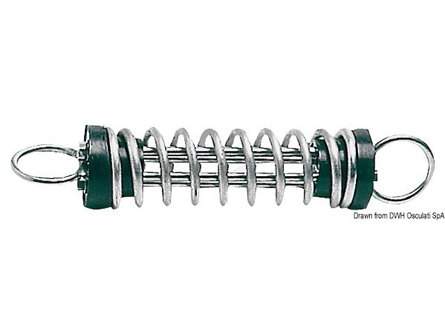 Molla ormeggio silenziata 73 x 400 mm