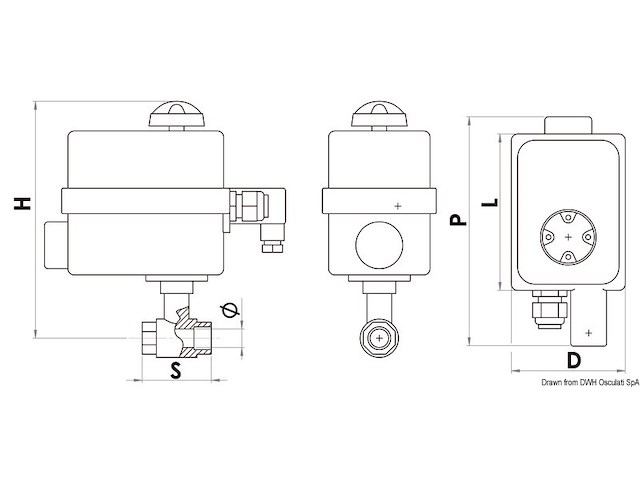 Valvola PN40 1" 1/4 con pannello