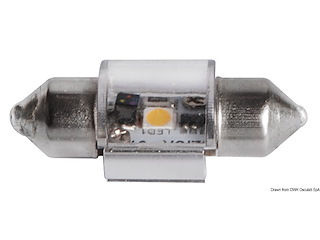 Lampadina led bianco/verde