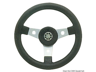 Volante Delfino nero 310 mm