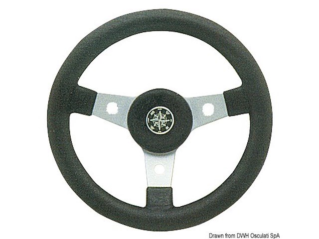 Volante Delfino nero 310 mm