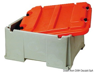 Cassetta portabatterie doppia