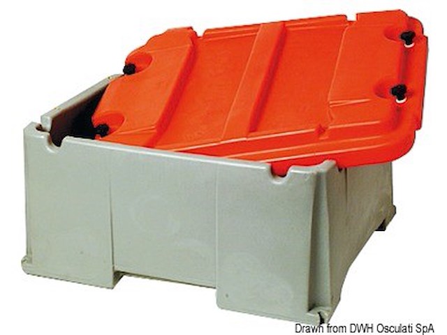 Cassetta portabatterie doppia