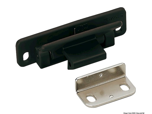 Scrocco a leva a scatto nero