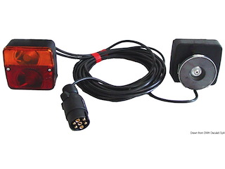 Kit luci posteriori con fissaggio magnetico