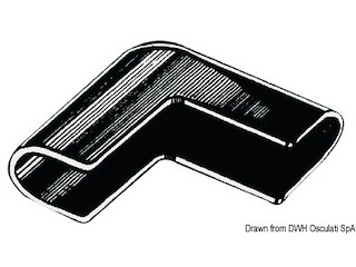 Angolare parabordo nylon nero