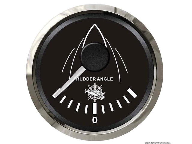 Indicatore angolo di barra nero/lucida