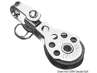 Bozzello 1 puleggia grillo 6x25