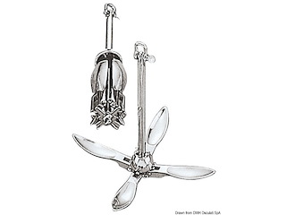 Ancora a ombrello inox 1,5 kg