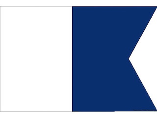 Bandiera lettera A 20 x 30 cm