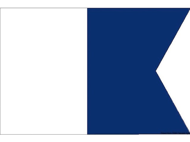 Bandiera lettera A 20 x 30 cm