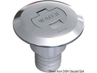 Tappo Water 38 mm dritto