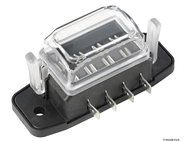 Scatola portafusibili lamellari imperm. 4 posti