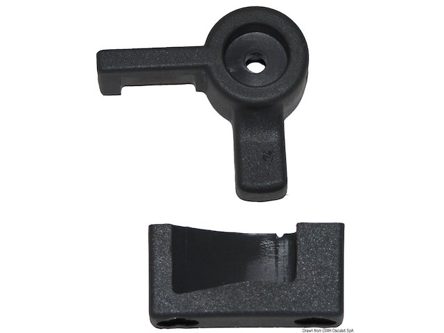 Leva di chiusura sinistra per oblò Lewmar  dal 1982 al 1998