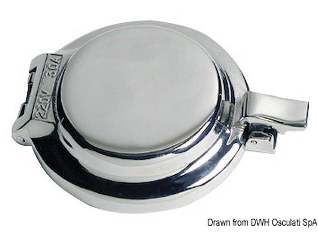 Presa inox tonda 30 A 220 V