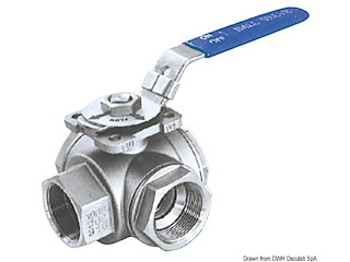 Valvola a sfera deviatrice 1/2"