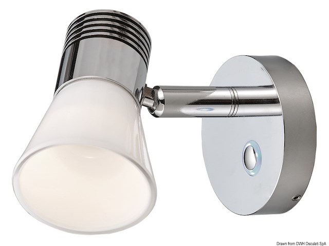 Faretto LED dimmerabile con riflettore vetro