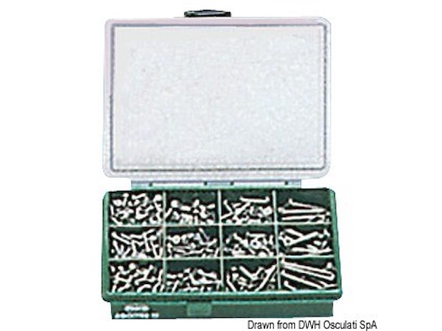 Cassetta viti Compact 390 pz